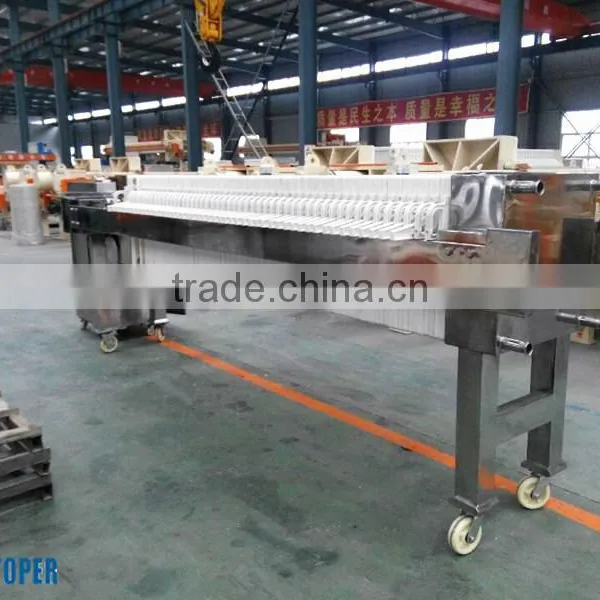 PP Plate-frame Cardboard Filter Press Used for Beverage Industry Filtration photo-3