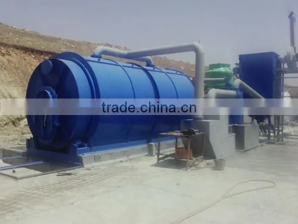 Waste Material Recycling Plant Waste Tire Refining Plant With no Pollution