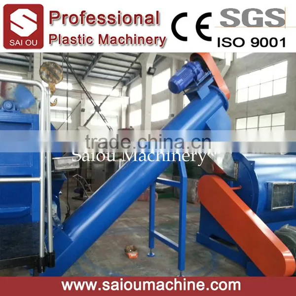 PET Bottle Crushing Drying Recycling With Hot Washing Machine photo-4