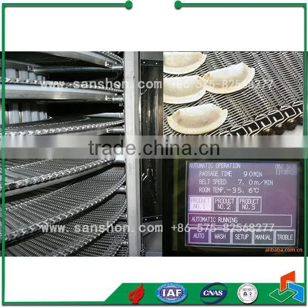 China Spiral IQF Freezer For Fruit Vegetable Processing photo-5