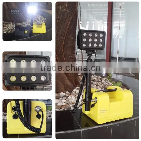 Wholesale Railway IP68 Waterproof Rechargeable Led Explosion Proof High Power Searchlight Cree Torch Spotlight photo-2