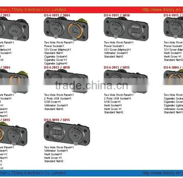 2 Port 5v 2.1a Dual USB Socket for Motorcycle/car/ Marine photo-3