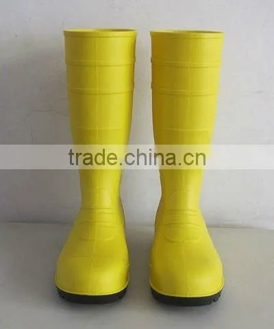 Water Resistant Yellow Cheap Price PVC Rain Boot, Safety PVC Rain Boot photo-4