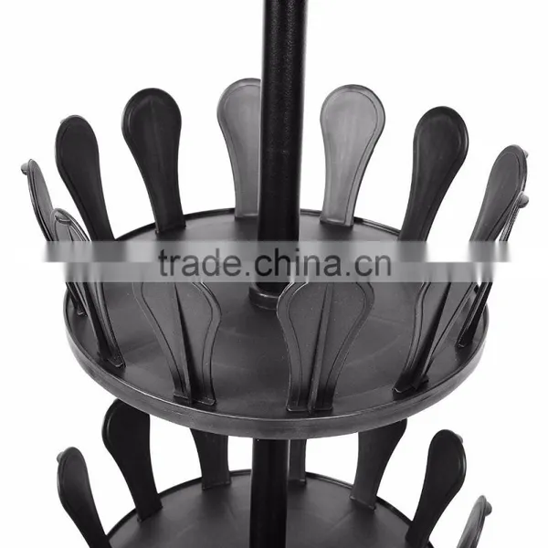 Revolving Shoe Rack With Rotating Storage Rack photo-4