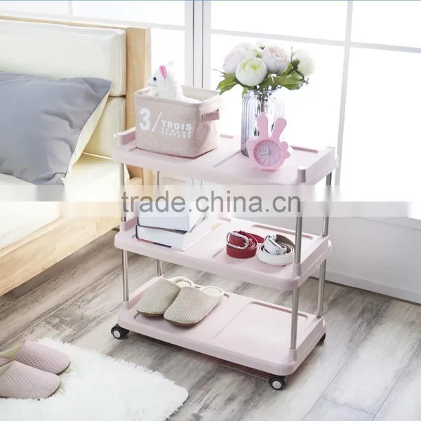 3 Tier Durable Impact and Rust-Resistant Plastic Shelves photo-5