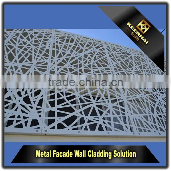 Powder Coated Laser Cutting Aluminium Decorative Wall Panel Outdoor photo-3