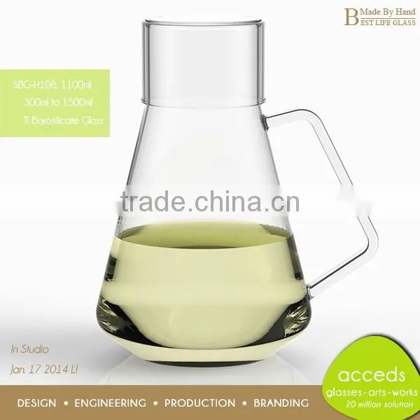 High Quality Heat Resistant Wholesale Water Pyrex Glass Pitcher photo-6