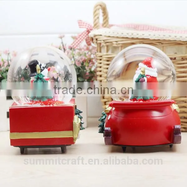 Christmas Promotional Gift 2016 Resin Snowman Snow Globe photo-4