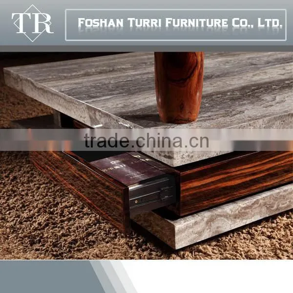 Modern Living Room Furniture Marble Top Coffee Table for Sale photo-5