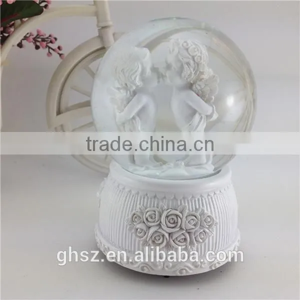 New Products Resin Angel Baby Crystal Ball With Light photo-6