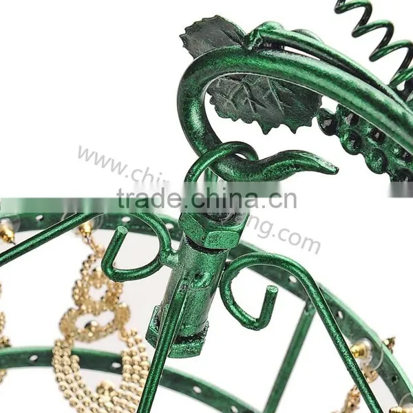 Metal Display Stand for Jewelry With a Birdcage for Earrings photo-3