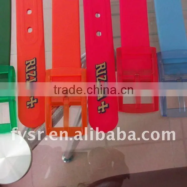 Good Design Cheap Price Eco-friendly Color Silicone Belts for Students
