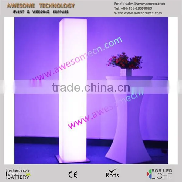Waterproof Outdoor Led Square Pillar / Color Changing Wedding Pillar photo-2