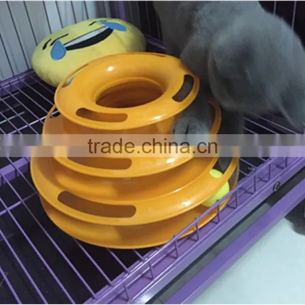 Kitty Cat Toy Cat Scratch Three-wheel Disc Play Ball Supplies Pet Cat Funny Cat Toy photo-6