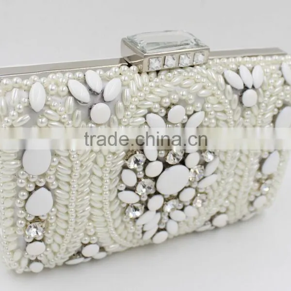 Vintage Style Crystal Stone Evening Bag photo-4