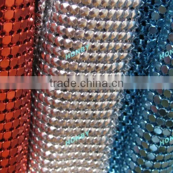 Assort Colored Metallic Fabric in 4mm Sequin