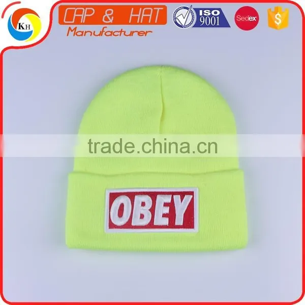 Embroidery Patch CC Beanie Winter Warm Hat photo-4