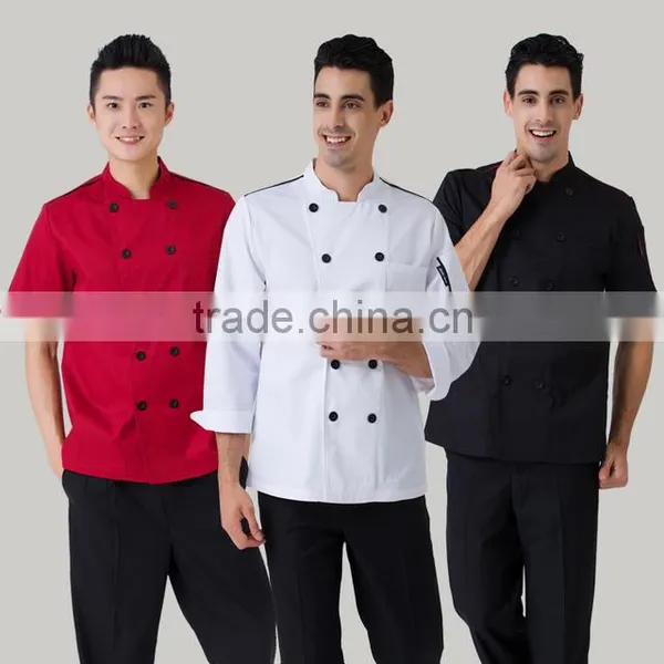 Classic Restaurant Uniforms/Waiter/Chef Jacket Cook Service OEM photo-2