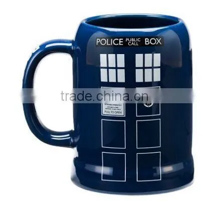 2016 New Design DOCTOR WHO TARDIS 20 OZ. CERAMIC STEIN photo-2