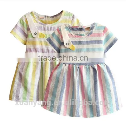 Hot Sale Kids Clothes Boutique Frock Design Linen Cutting Sales New Model Girl Dress photo-2