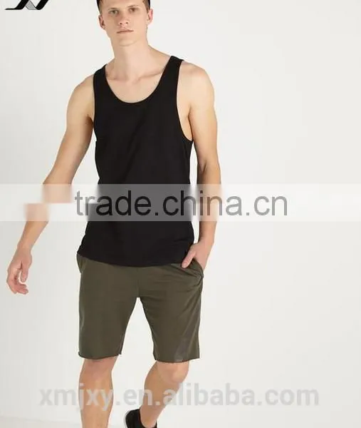 2017 Mens Tank Top Custom OEM Service Breathable Gym Cotton China Supplier Wholesale photo-5