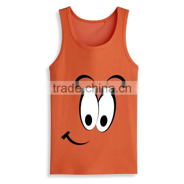 Bulk Cheap Price Latest Pattern Mens 100 Cotton Designer Casual Burnout Tank Top photo-4