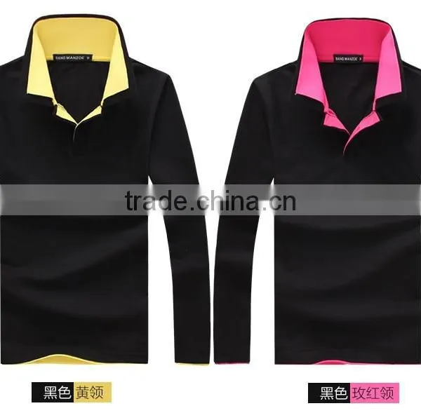 Custom Made Men Women Long Sleeve Polo t Shirts photo-3