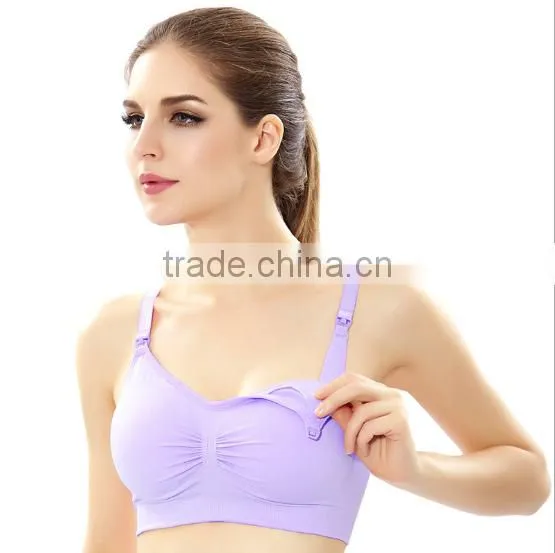 Cotton Seamless Nursing Bra for Pregant Woman OEM High Quality photo-4