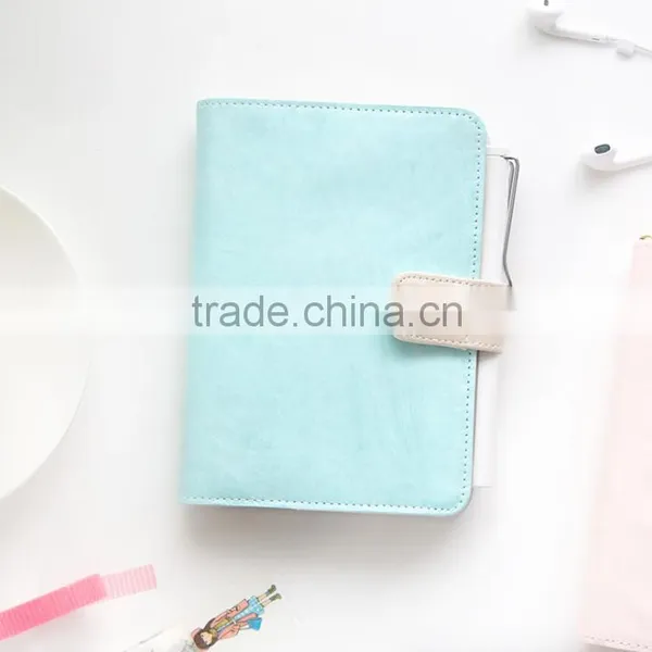 A6 Tyvek Paper Notebook PU Cover Agenda Planner With Clasp / Weekly Planner / Monthly Planner photo-3