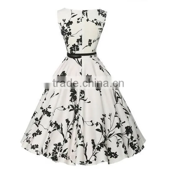 Walson Womens 50's Rockabilly Vintage Style Evening Party Tea Dresses Swing Skaters photo-2