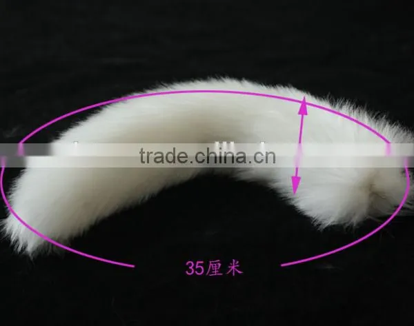 2017 Funny Supplies Colorful Simulation Hair Tail Dips False Hair Tail Cosplay Plush Accessories photo-3