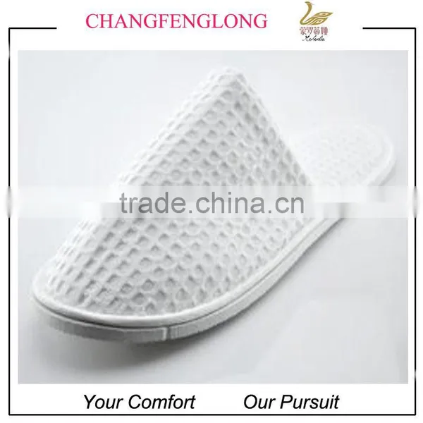 Disposable White Waffle Men Spa Hotel Slippers