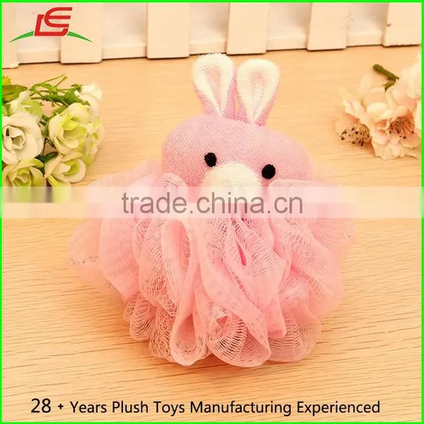 Hot Selling Kids Toy Pouf Mesh Bath Sponge With Stuffed Animal photo-6