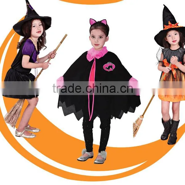 Elegant Halloween Holiday Kids Witch Dress photo-5