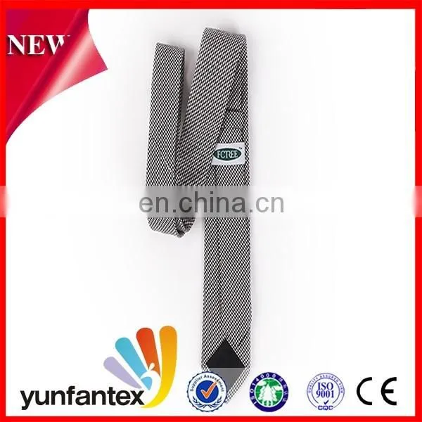 2017 Latest New Fashion Design Cotton Grey Color Tie photo-3