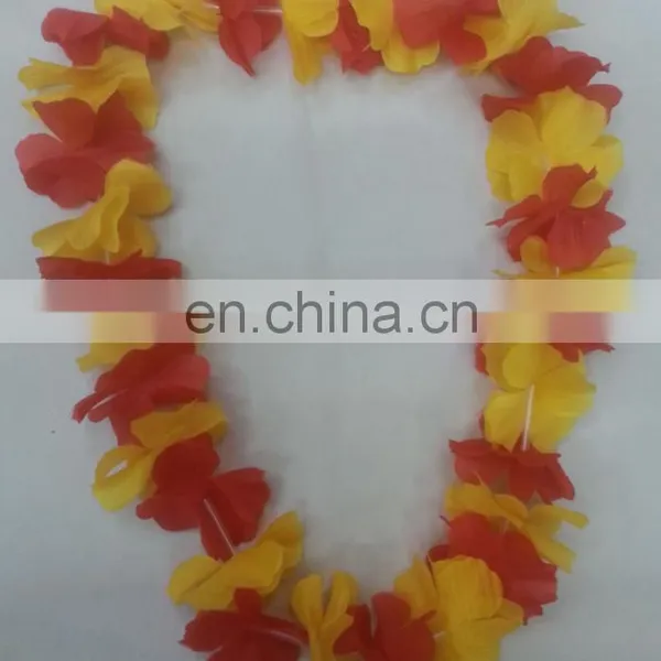 Hawaiian Luau Jumbo Silk Flower Leis Tropical Party photo-2
