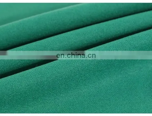 Brushed and Flocked Polyester Viscose Spandex Fabric photo-3