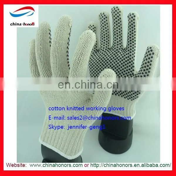 Western Safety Gloves Safety Working Gloves/string Knit Work Gloves photo-6