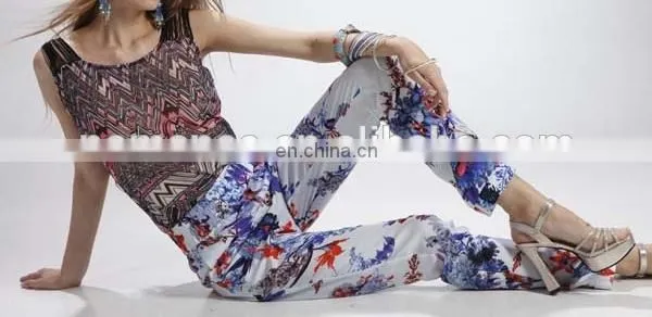 2016 New Design Casual Printing Ladies Sleeveless Top photo-2