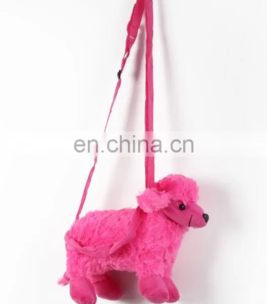Creative Factory Price Stuffed Animal Shaped Plush Dog Handbag for Kids photo-3
