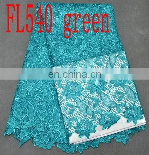 African Cord Lace Wedding Fabric for Dress(FL540)high Quality/best Price/prompt Delivery/in Stock photo-3