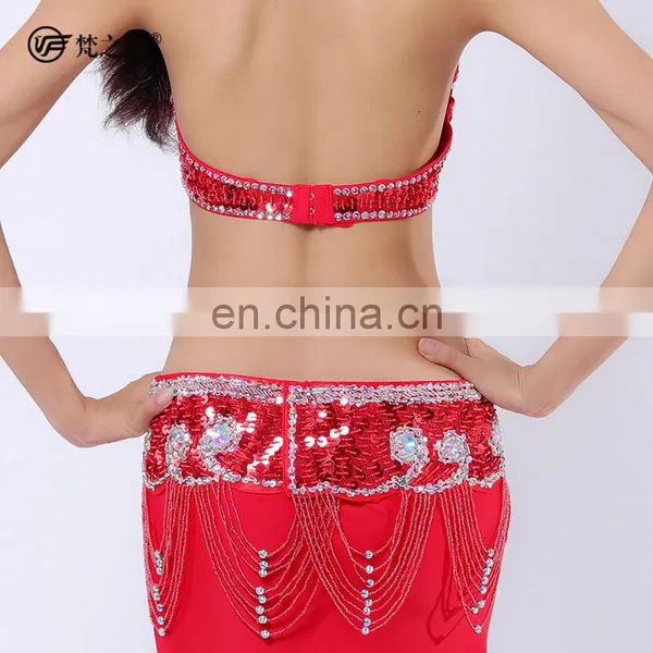 America Elegant Adult Lady Beaded Tassel Bellydance Wear photo-5