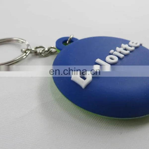 Custom Double Sides 3d Embossed Logo Pvc Keychains photo-5