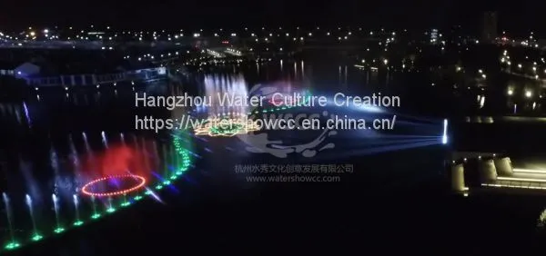 Fountain Show Musioc Dancing Fountian LED Show Fire Show in the Lake photo-4