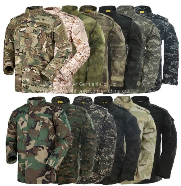 Wear-Resisting Black Acu Military Uniform photo-4