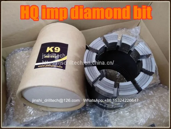 HQ HQ3 Impregnated Diamond Core Drill Bits, Exploration Drilling Bit, Rock Coring, Geotechnical Drilling Bits photo-3