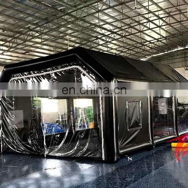 Outdoor Portable Inflatable Spray Paint Tent Car Paint Spray Booth for Sale photo-3