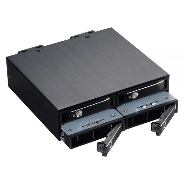 Unestech 4x2.5in Hard Disk to 5.25in Optibay SSD Hdd Mobile Rack for 2.5in Hard Drive Enclosure SFF-8643 photo-3
