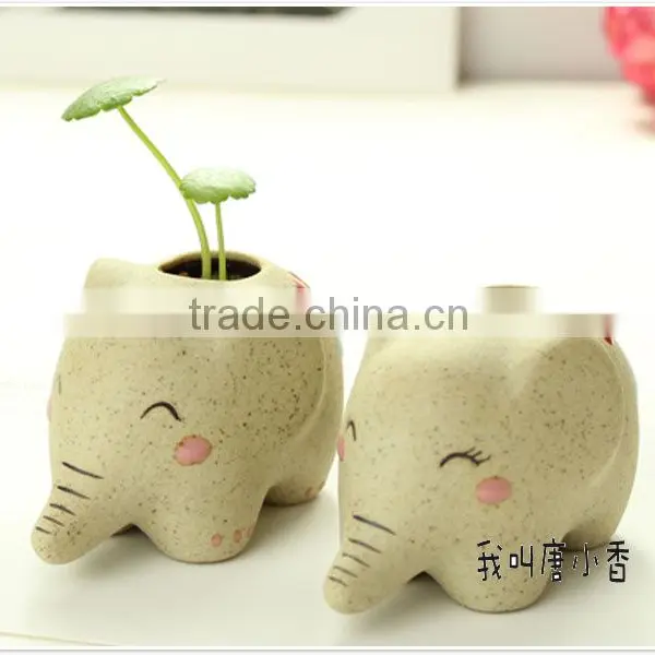 Ceramic Cup Shaped Flower Pot photo-3
