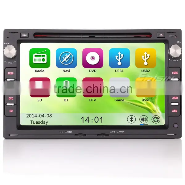 Erisin ES7648V 2 Din 7 Inch Car Radio Bluetooth for Golf 4 Jetta photo-3